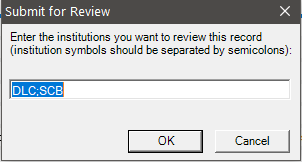 submit for review dialog box
