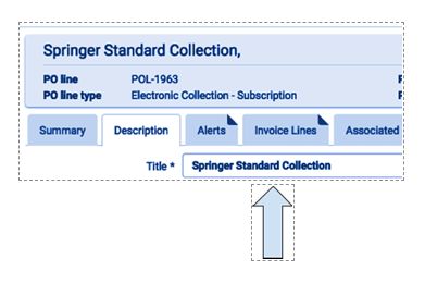 screenshot of the collection name in the POL